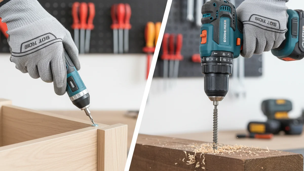 Electric Screwdriver Vs Drill Ultimate Guide to Choose Right Tool