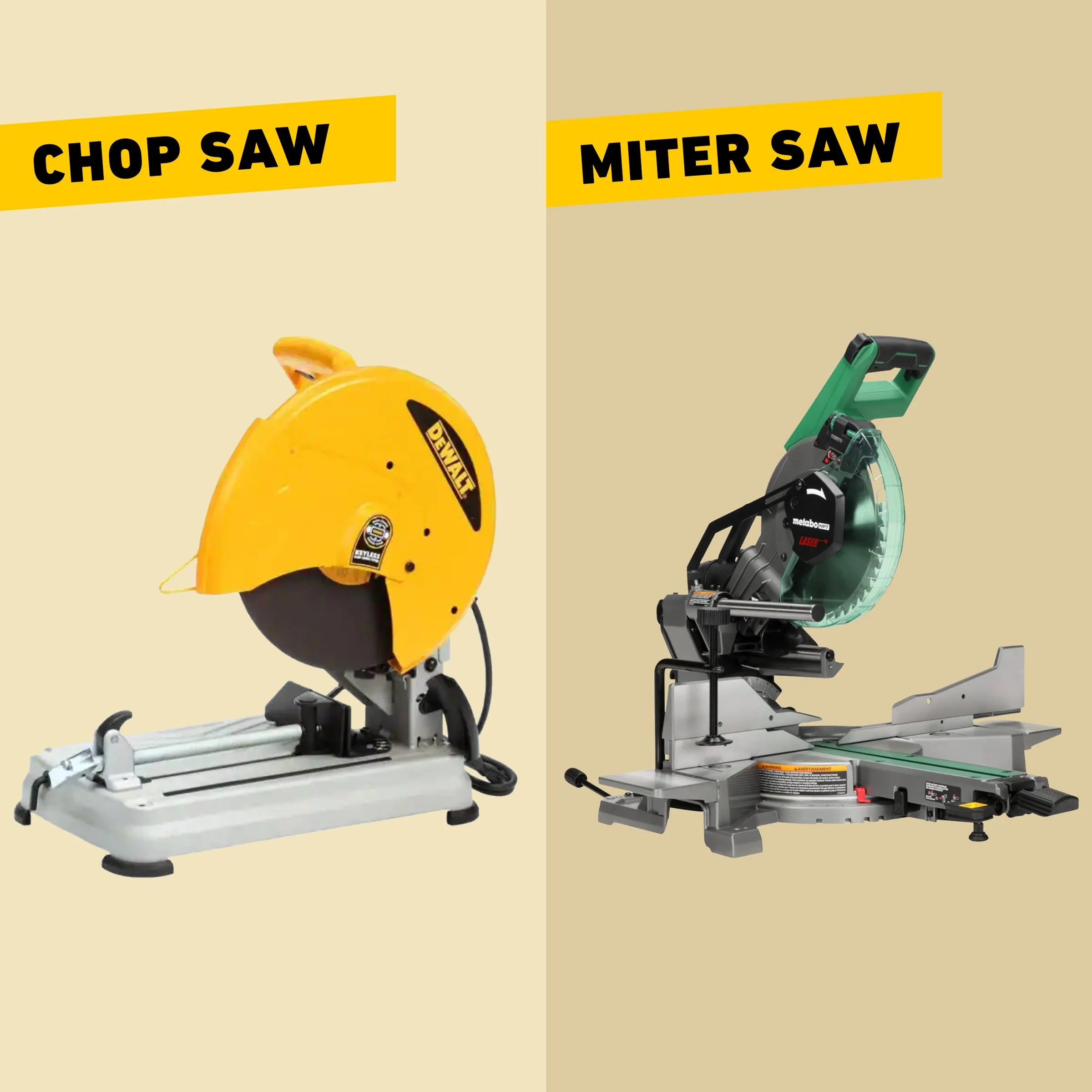 Chop Saw Vs Circular Saw: Ultimate Guide to Choose the Best Tool