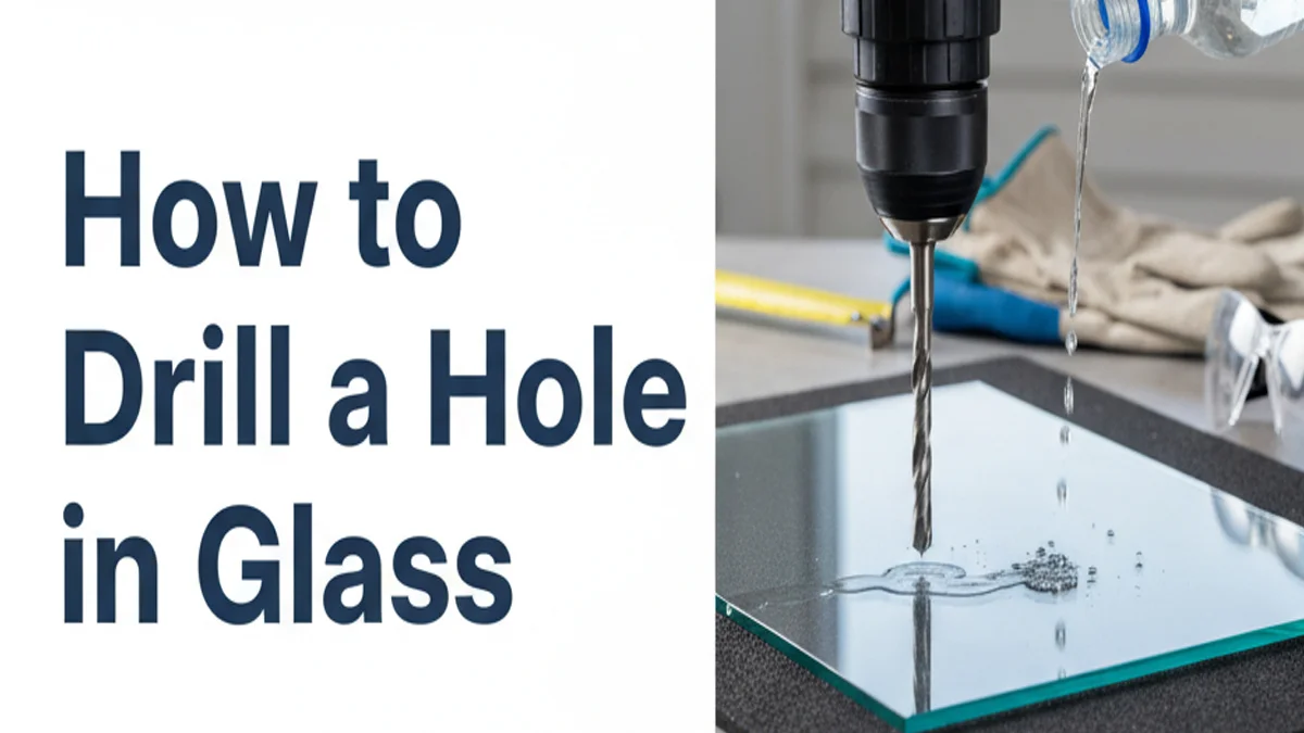 How to Drill a Hole in Glass Easy Steps for Perfect Results