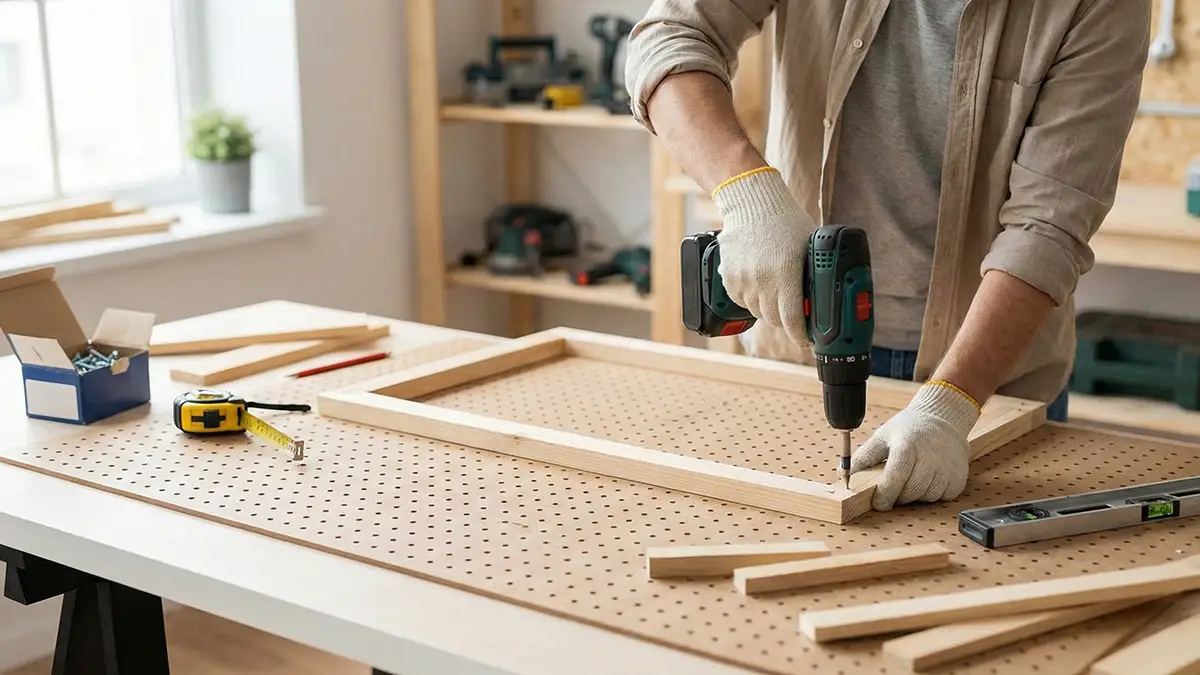 How to Make a Pegboard: Easy DIY Steps for Perfect Organization