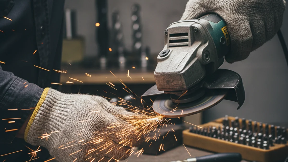 Sharpen Drill Bits With Angle Grinder