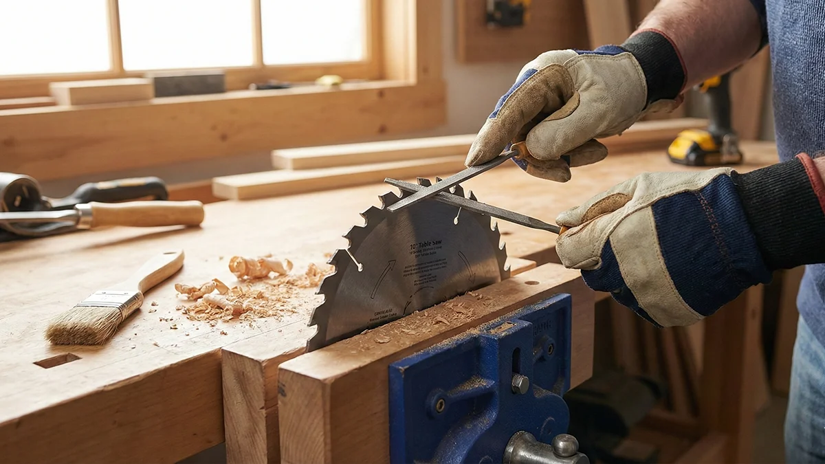 How to Sharpen Table Saw Blades Easy Steps for Perfect Cuts