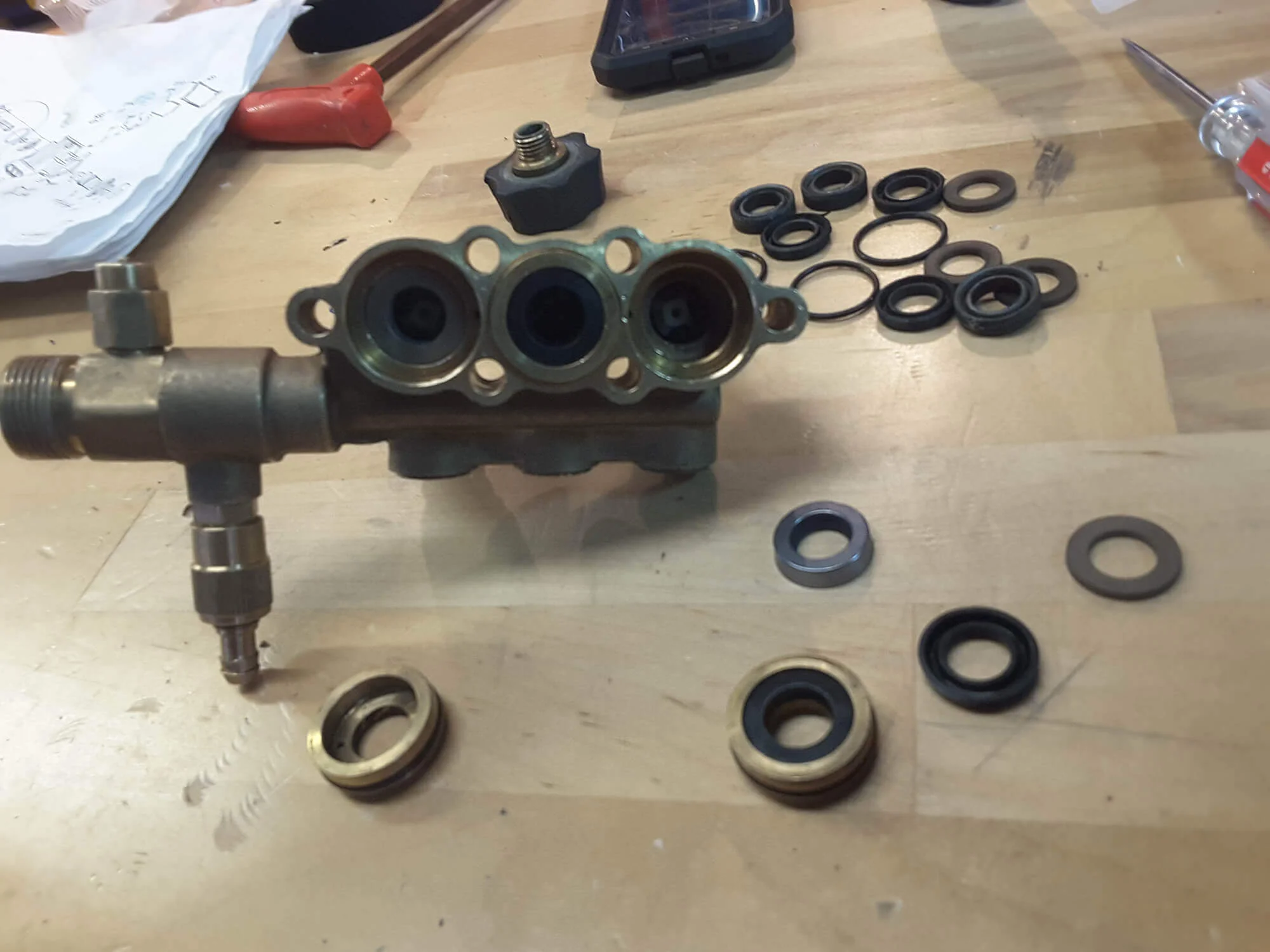 Pressure Washer Pump Rebuild