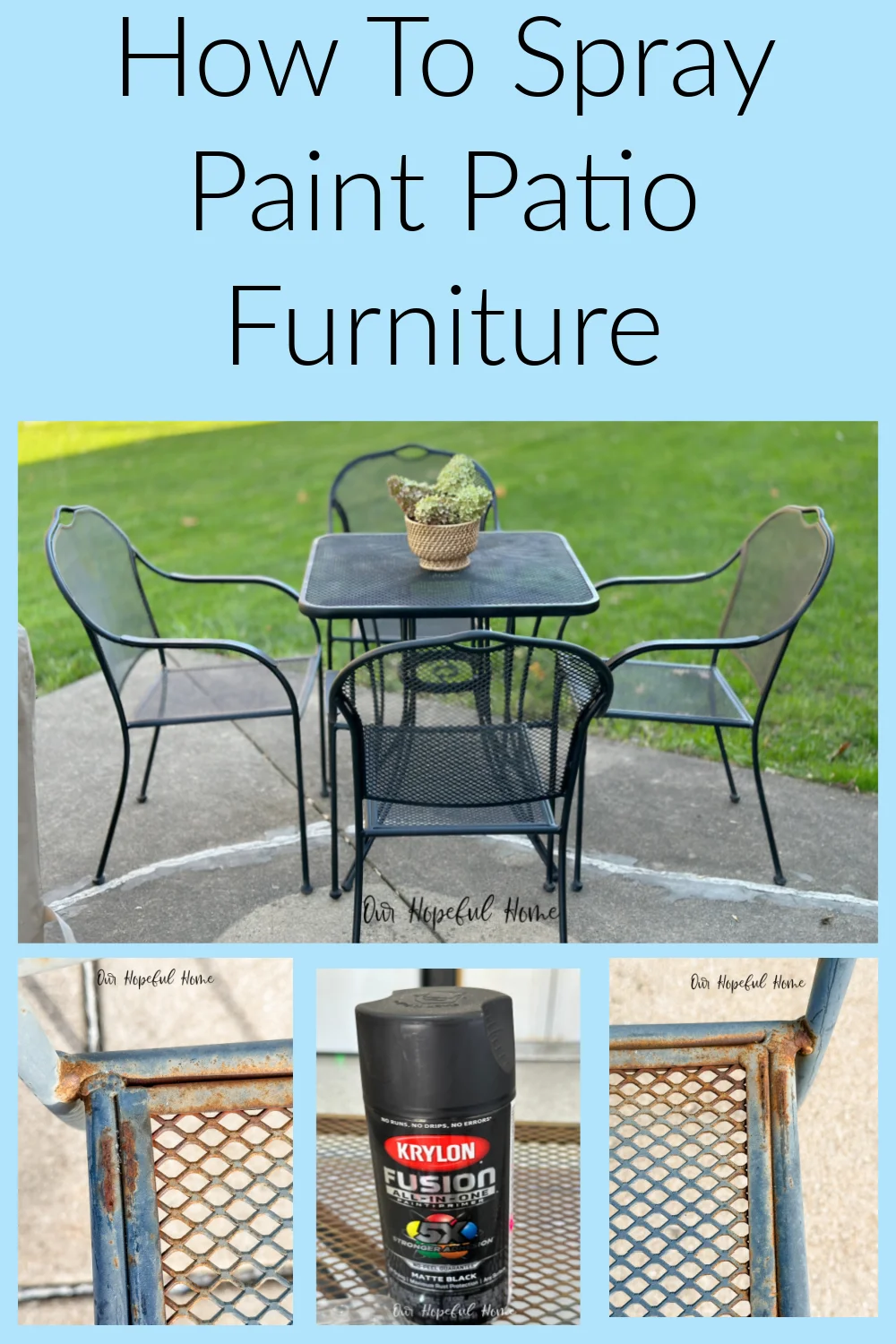 How to Spray Paint Metal Garden Furniture: Easy Steps for Stunning Results