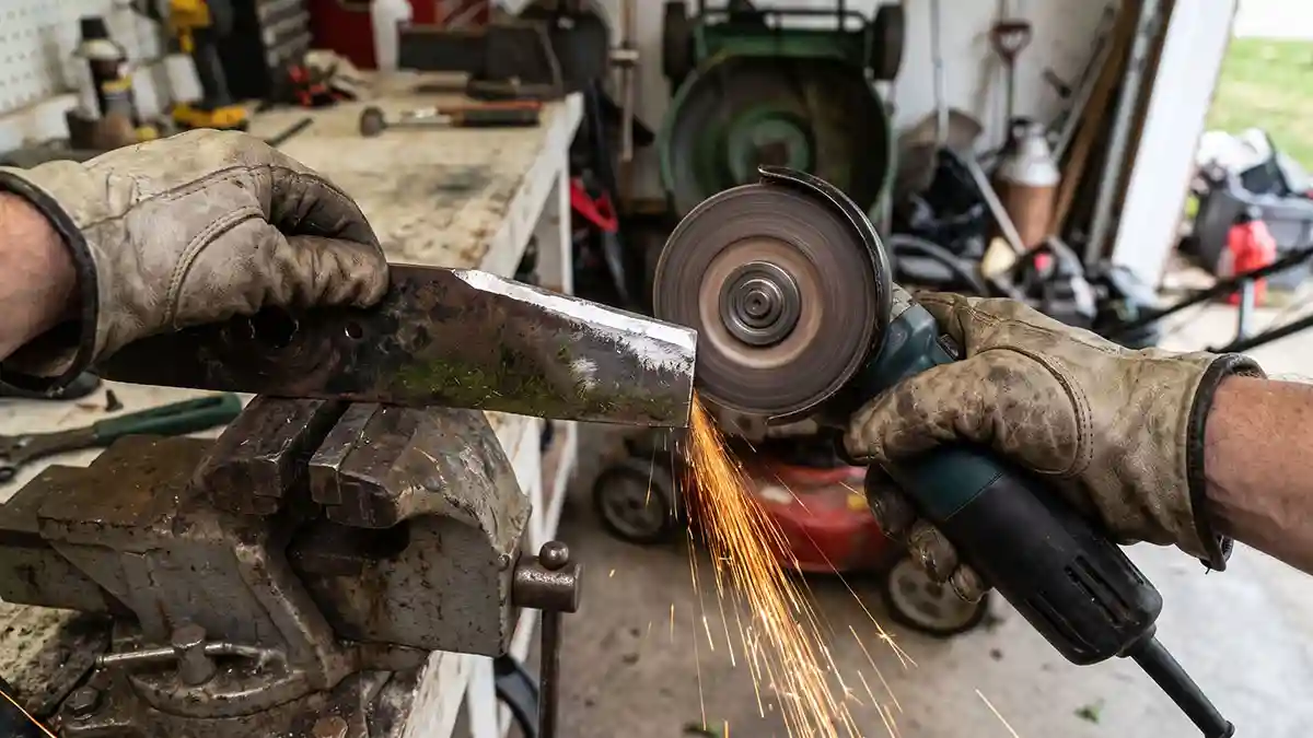 How to Sharpen Mower Blades With Angle Grinder Quick & Easy Guide