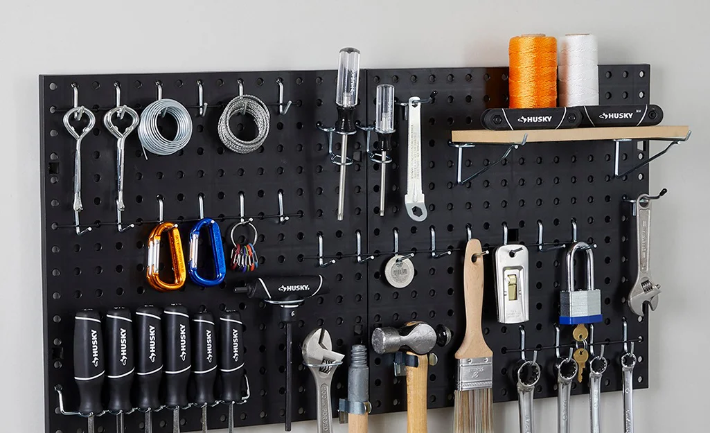 How to organize tools on a pegboard 2022 step 4