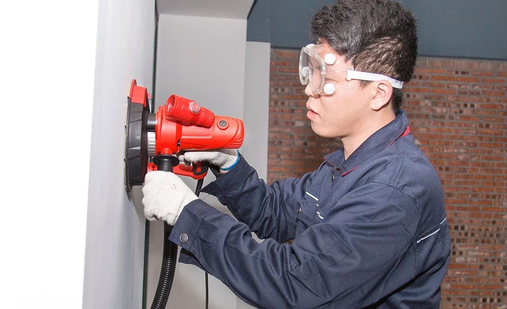 How to sand drywall 2021 step 3