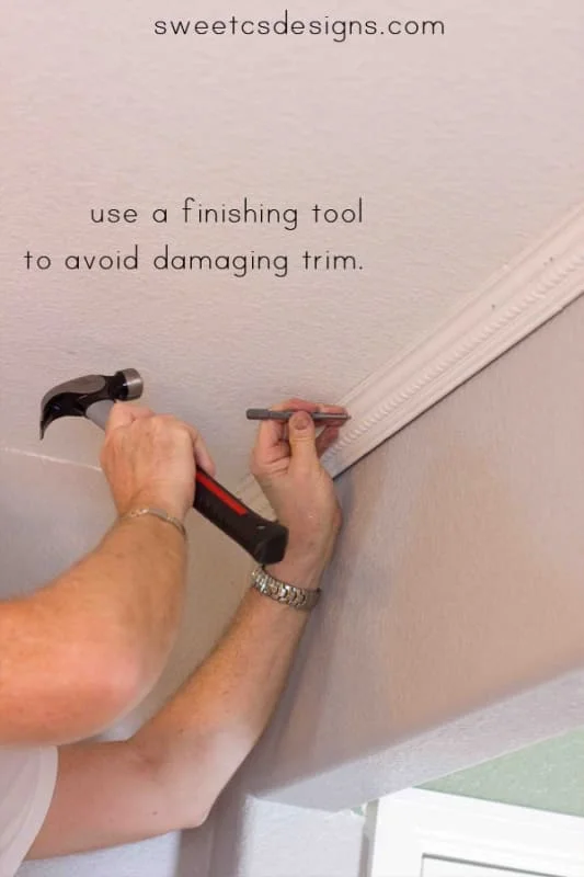 Install crown molding you really can do this in an afternoon without fancy tools