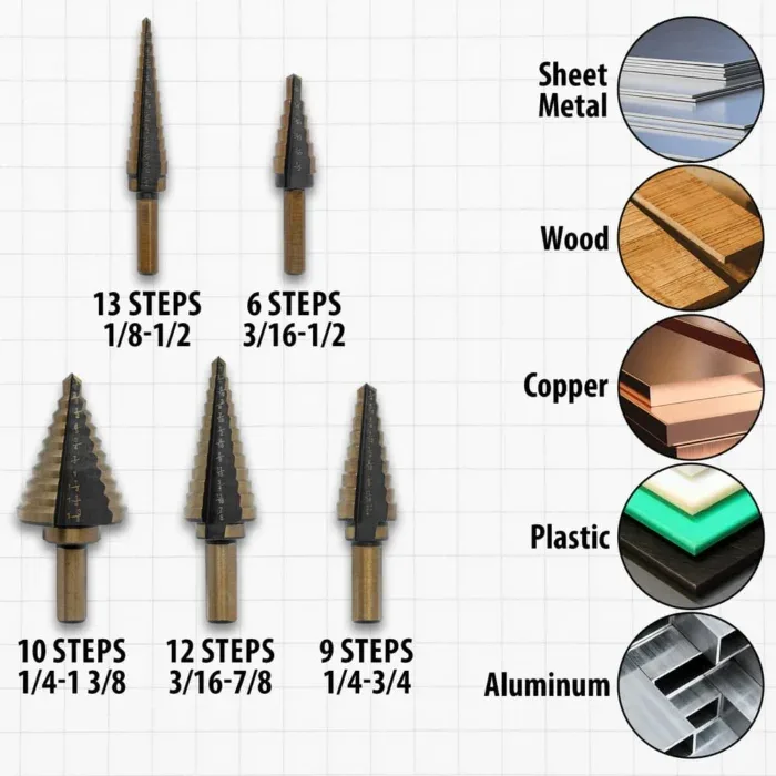 What are Step Drill Bits Used for: Ultimate Guide to Their Benefits