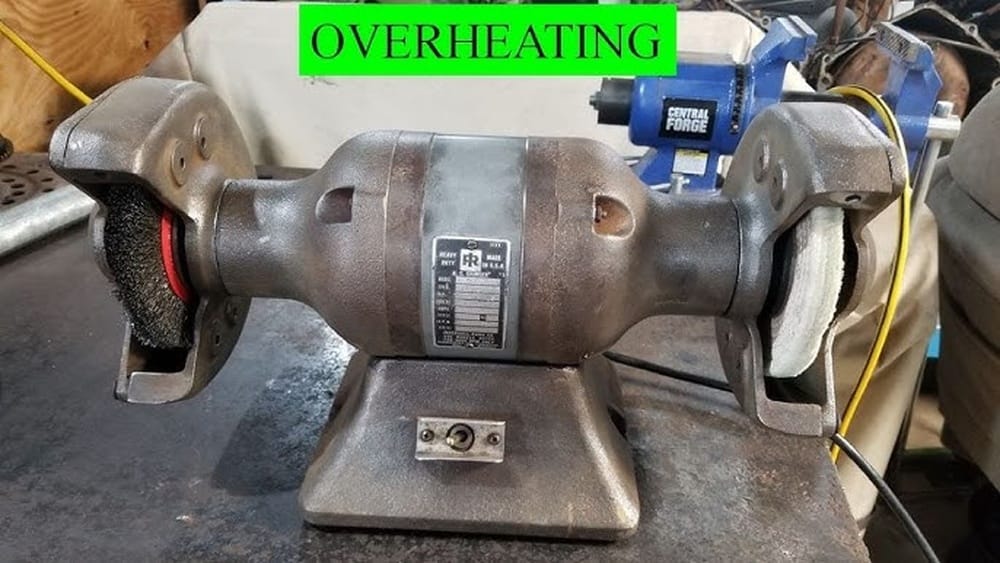 Bench grinder motor overheating fix with easy troubleshooting solutions