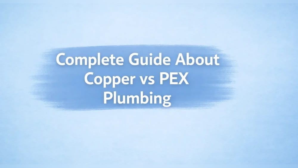 Copper Vs Pex Pipe Guide