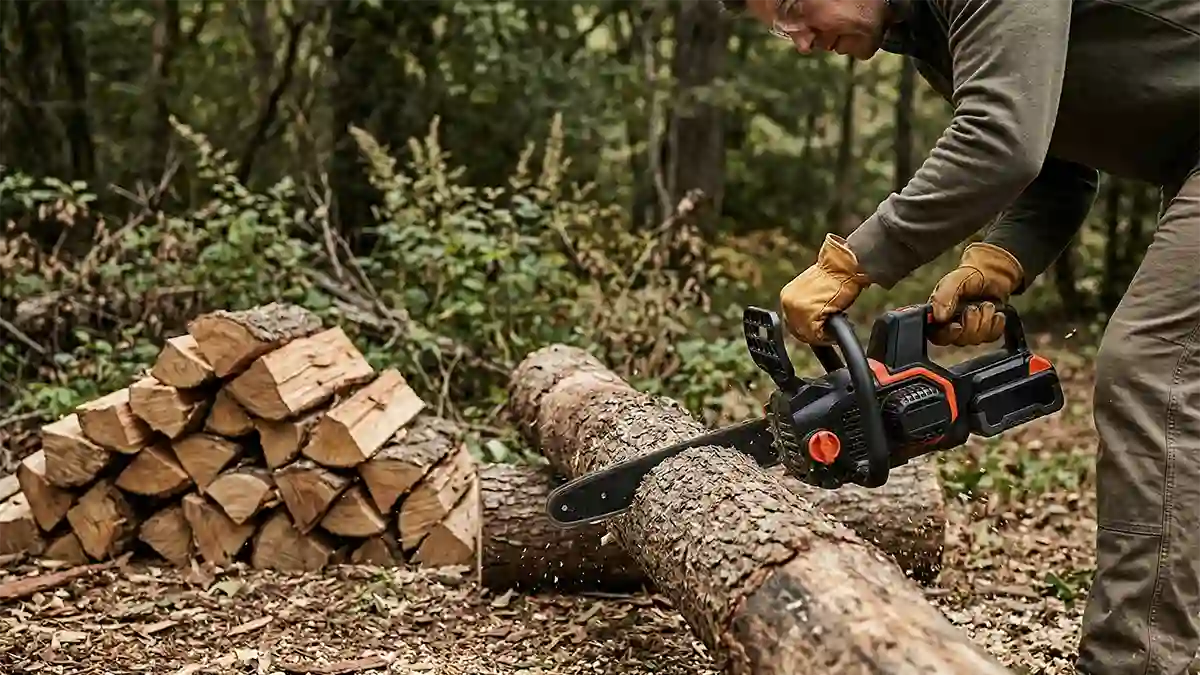 cordless chainsaw battery life