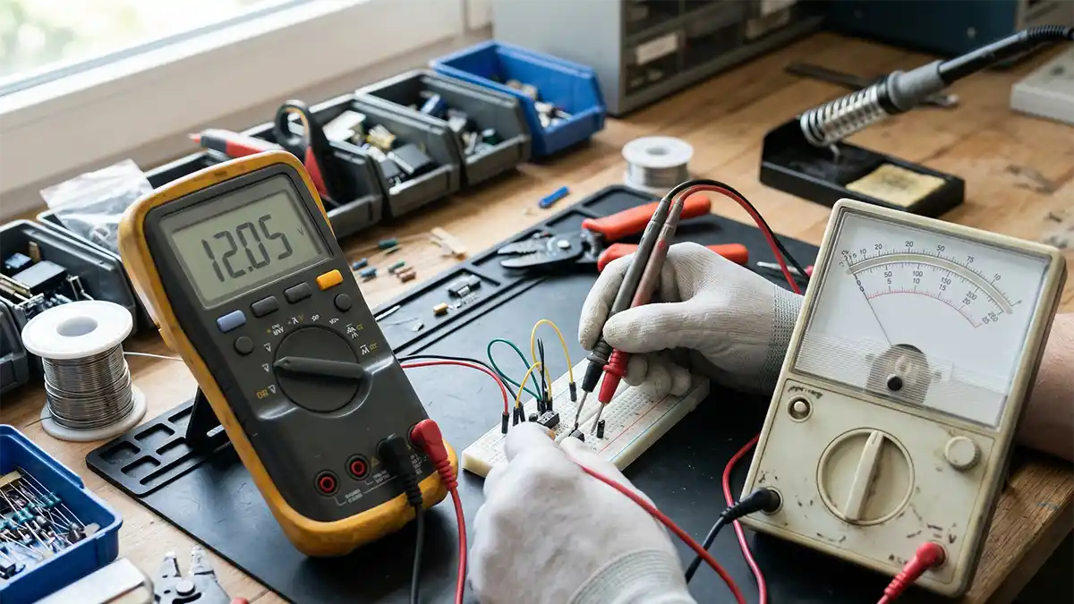digital vs analog multimeter