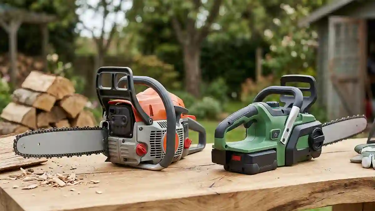 gas chainsaw vs electric