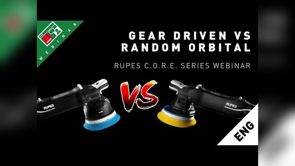 Gear driven vs random orbit sander