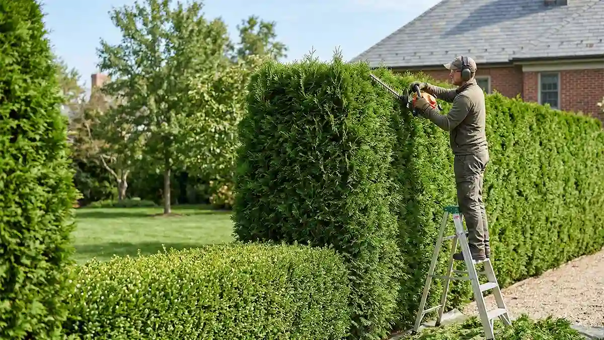 how high to trim hedges