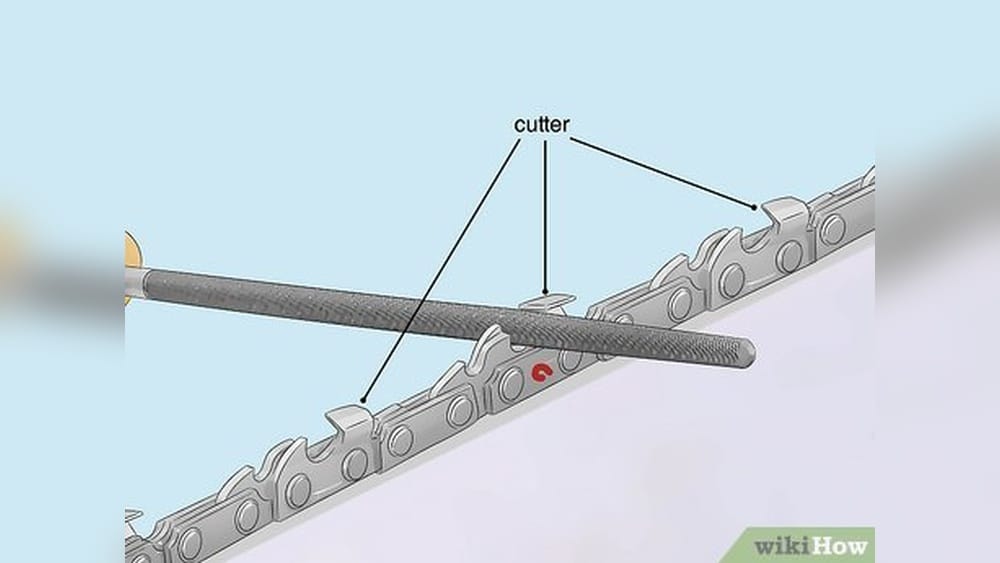 How To File A Chainsaw Chain