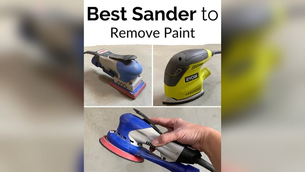 How To Remove Paint With A Sander