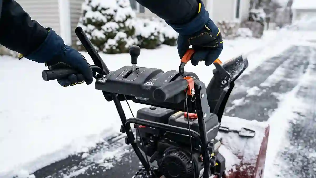 how to use snow blower
