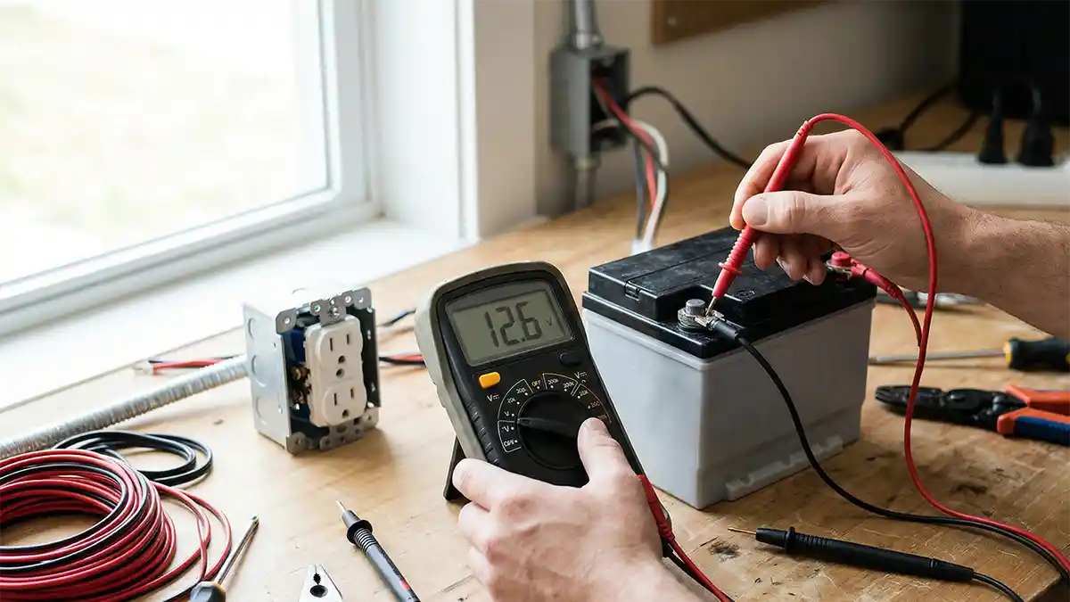 multimeter AC vs DC setting