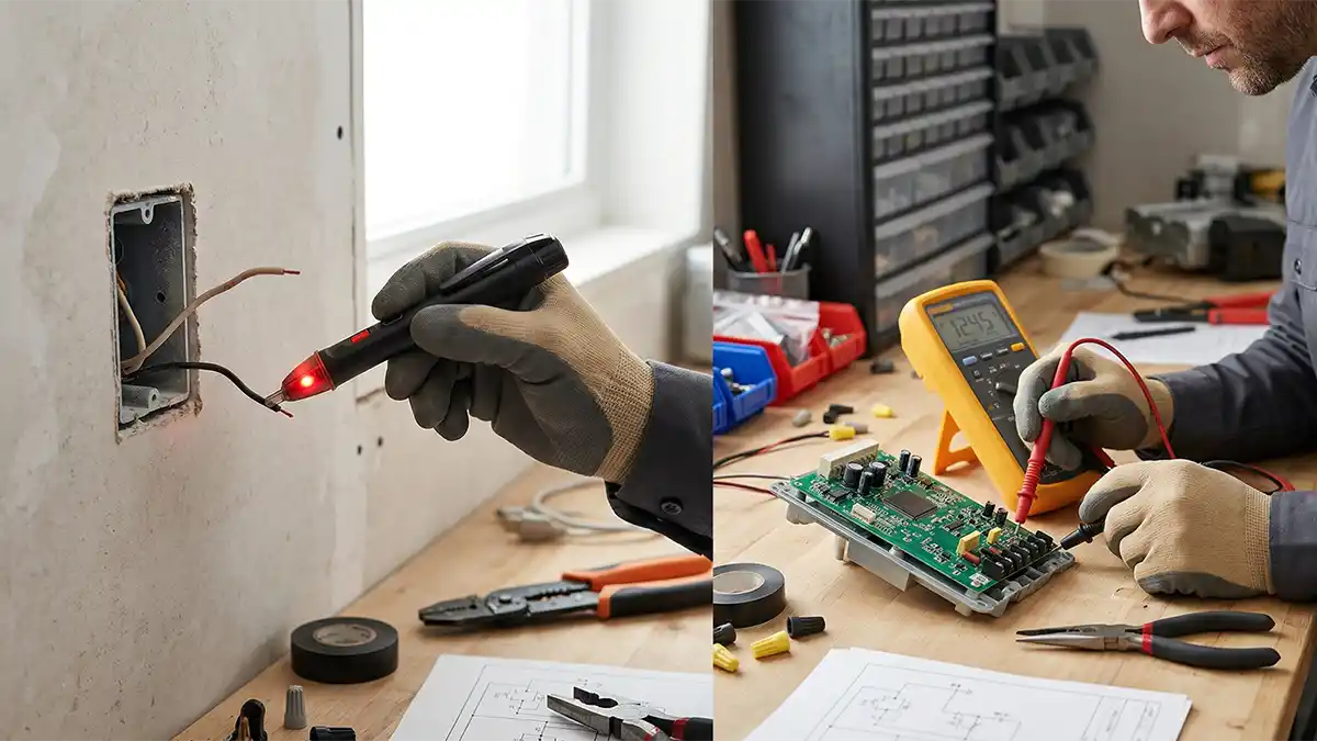 multimeter vs voltage tester