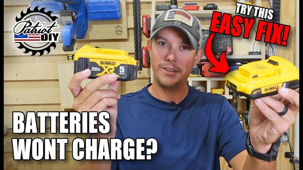 Power Tool Battery Not Charging Fix