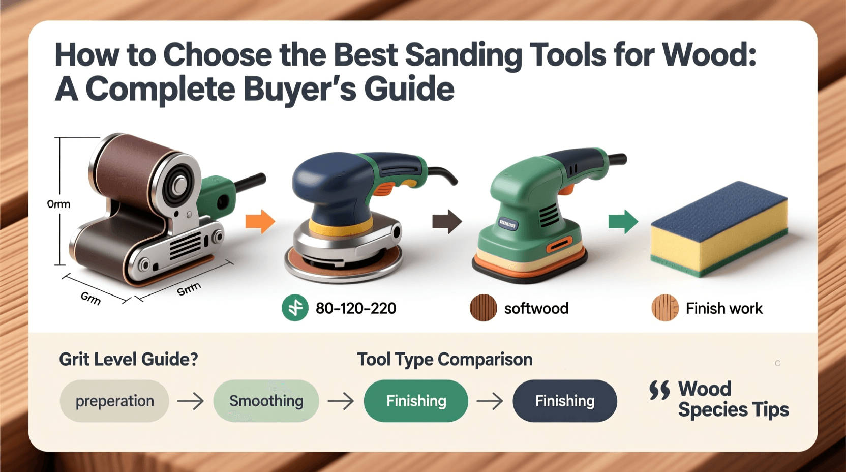 Sander Types Comparison Guide: Find the Best Sander for Your Needs