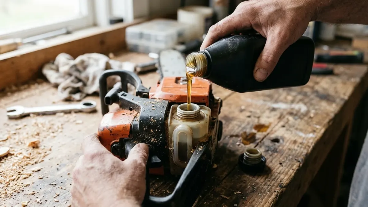 Chainsaw Bar Oil Type: What to Use and When