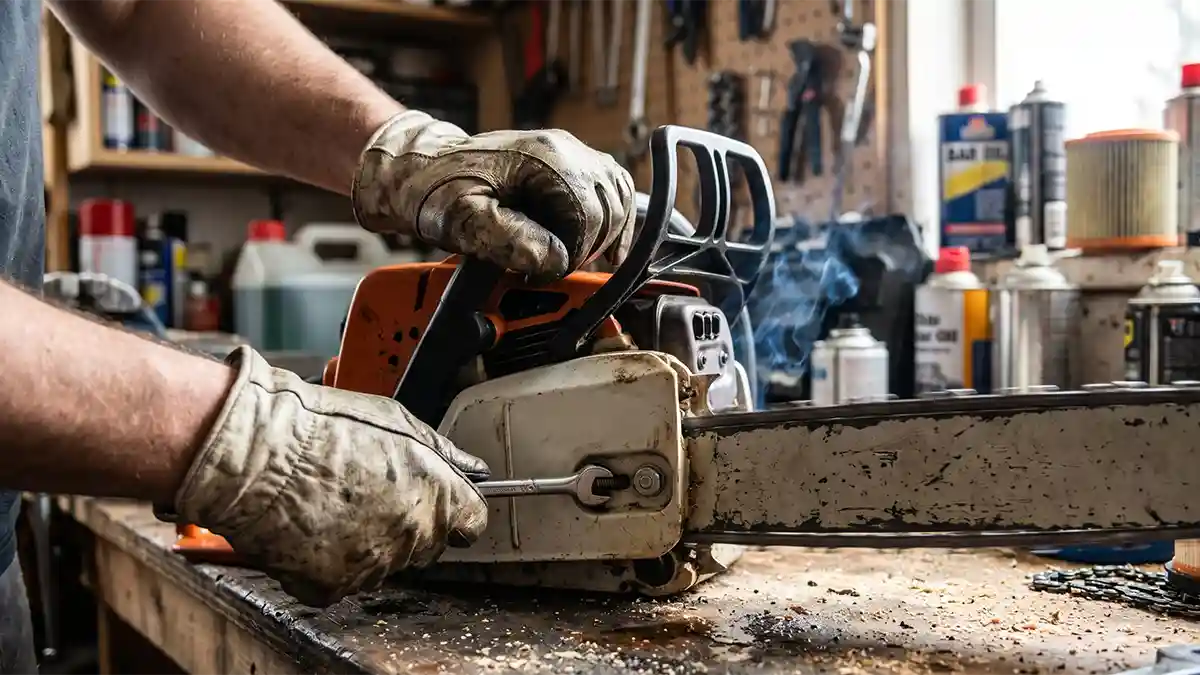 chainsaw smoking fix