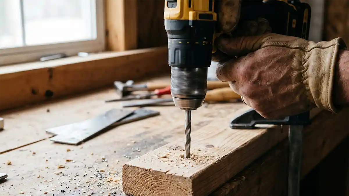 drill bit wobble