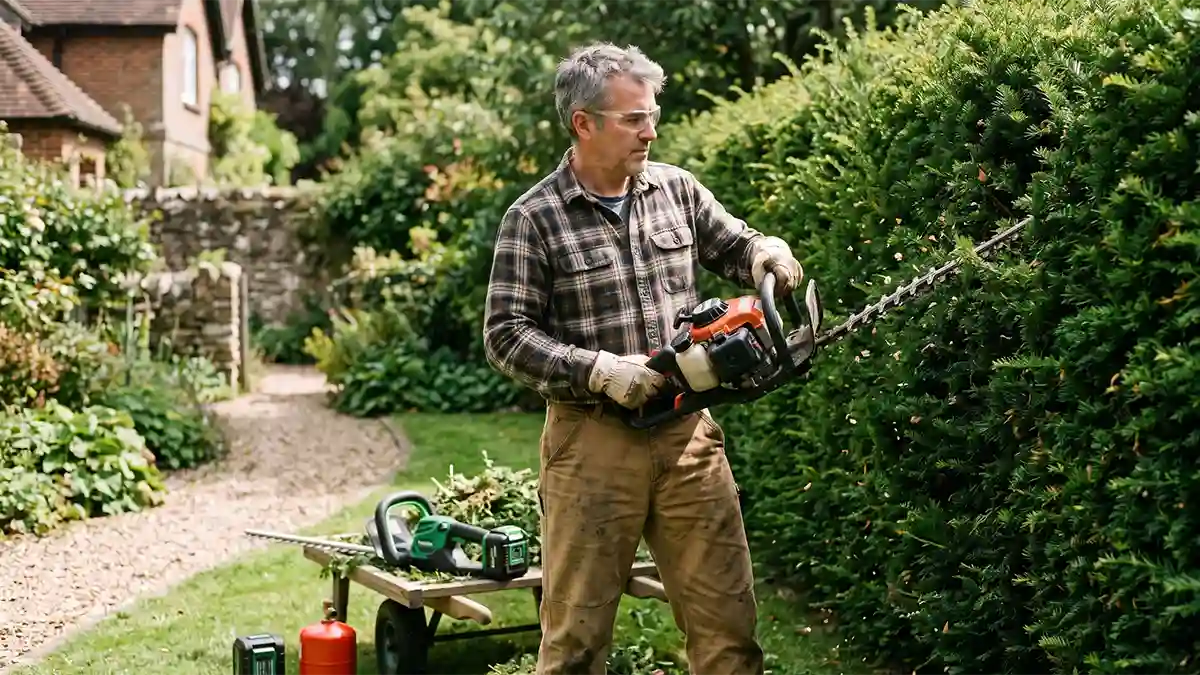 gas vs electric hedge trimmer