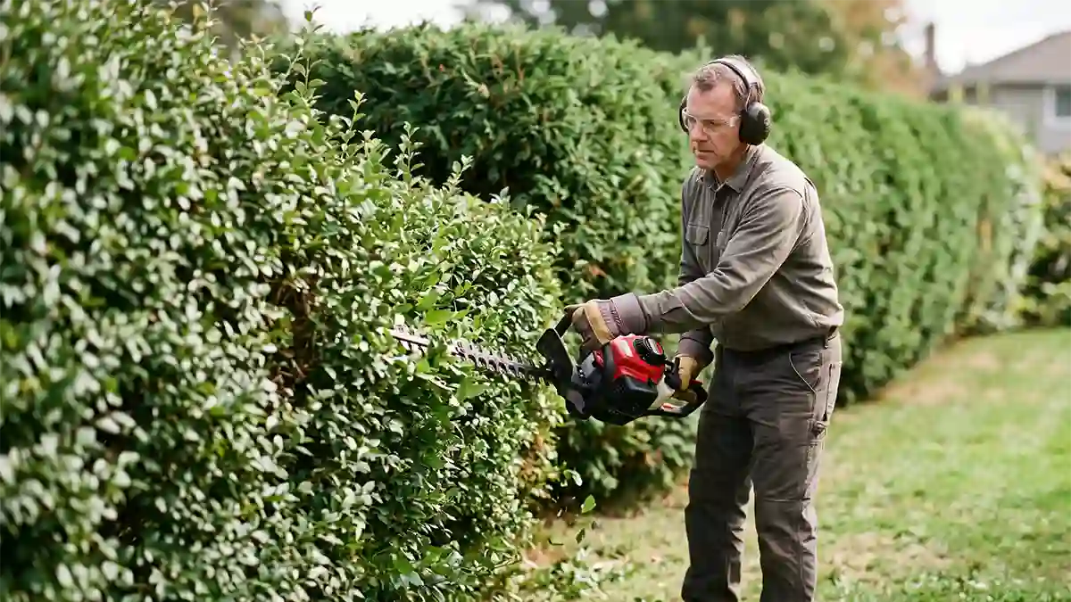 hedge trimmer safety gear
