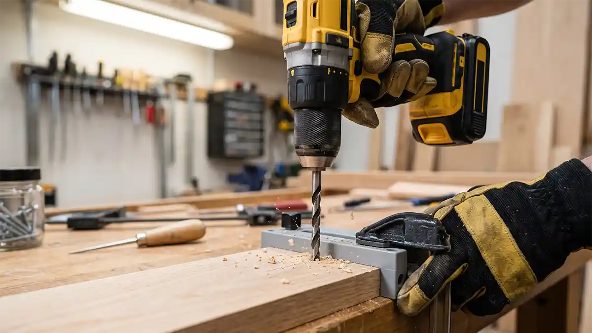 how to drill straight holes