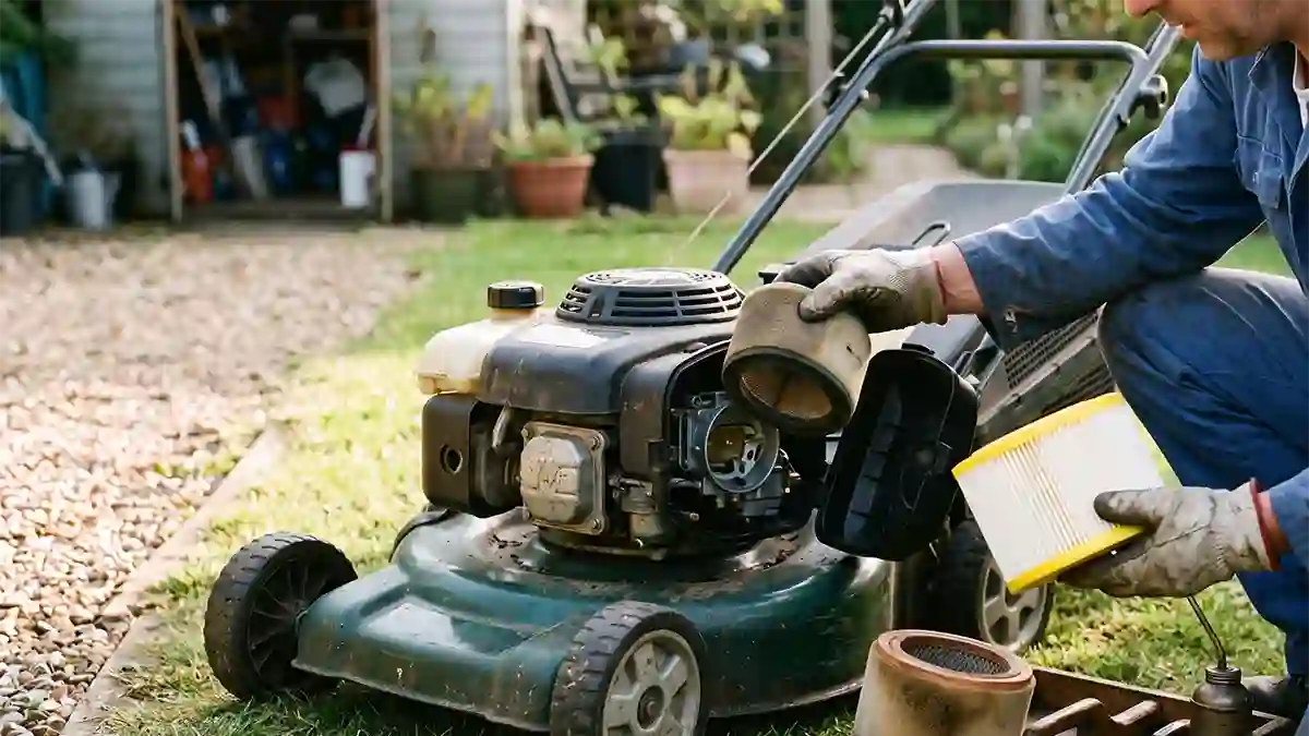 lawn mower air filter replacement