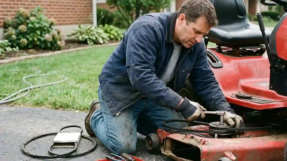 lawn mower belt replacement