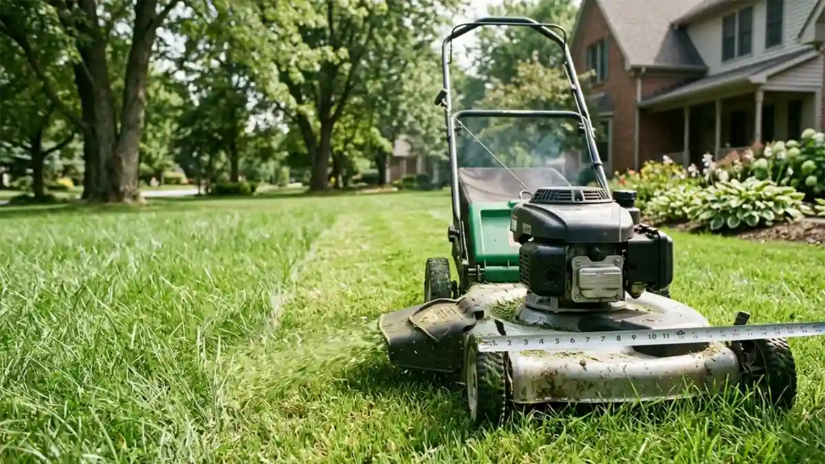lawn mower cutting width