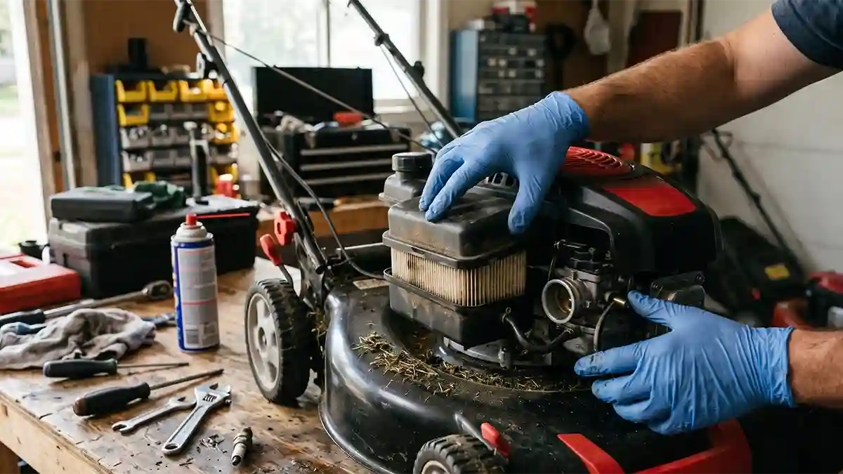lawn mower not starting