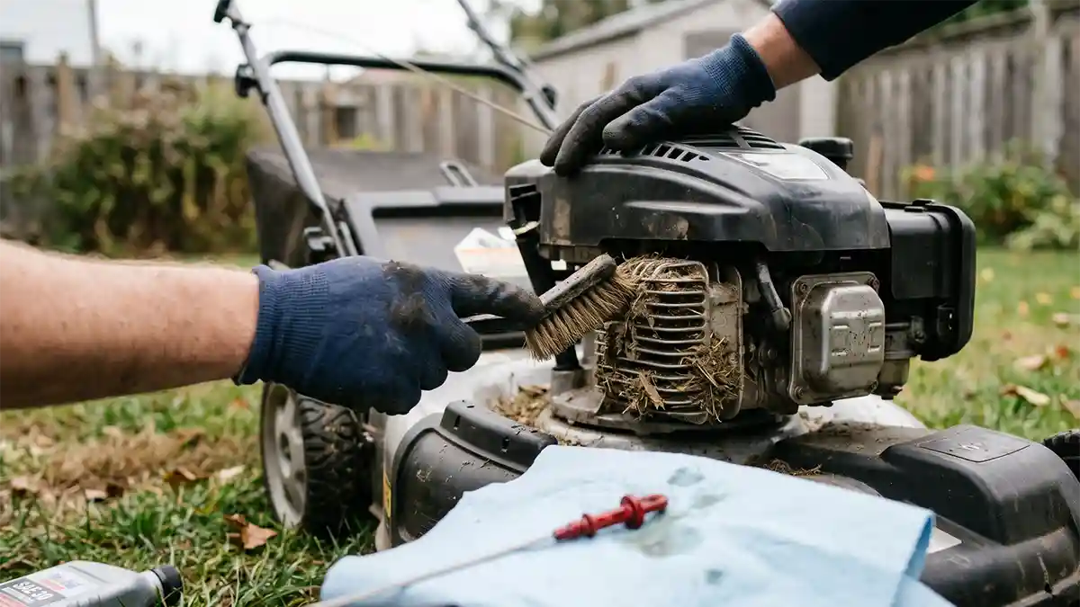 lawn mower overheating fix