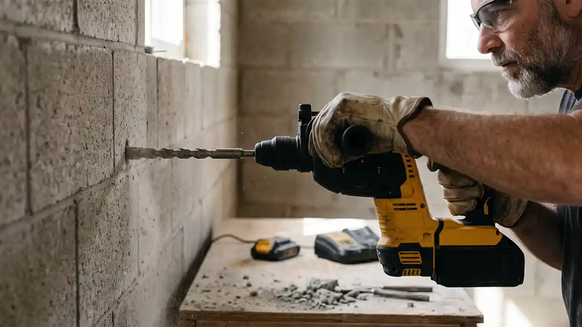 rotary hammer vs hammer drill
