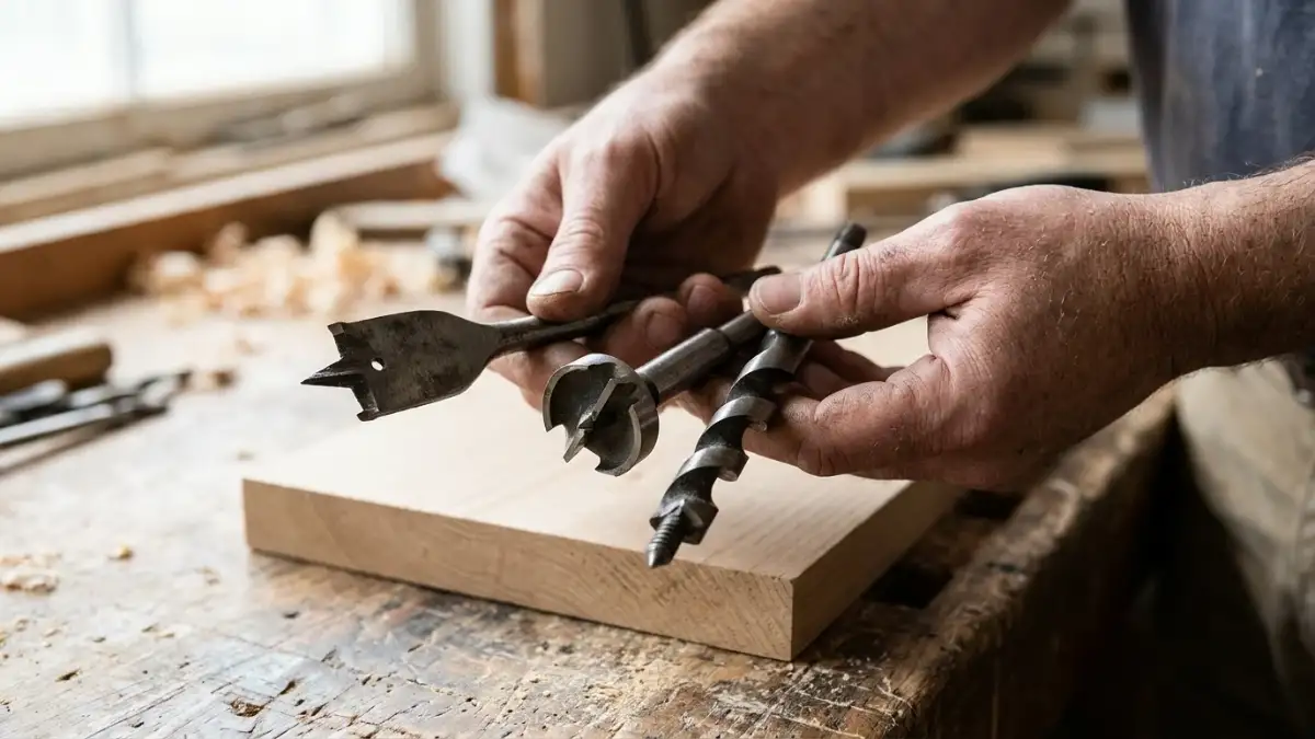 Spade Bit vs Forstner Bit vs Auger Bit: Which Wood Boring Bit Do You Need?